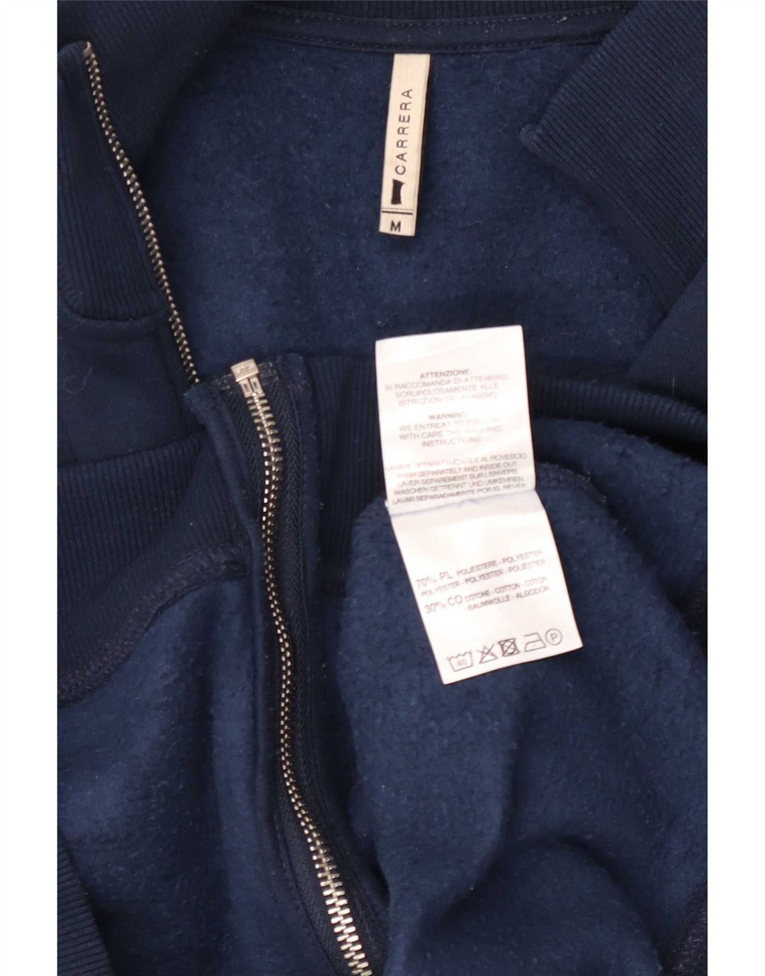 Carrera Damen-Trainingsanzug-Oberteiljacke UK 14 Medium Marineblau Polyester