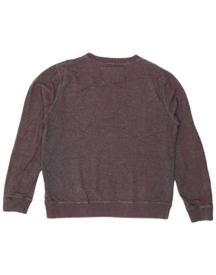 Quiksilver Herren-Sweatshirt-Pullover, mittlere Burgunder-Baumwolle