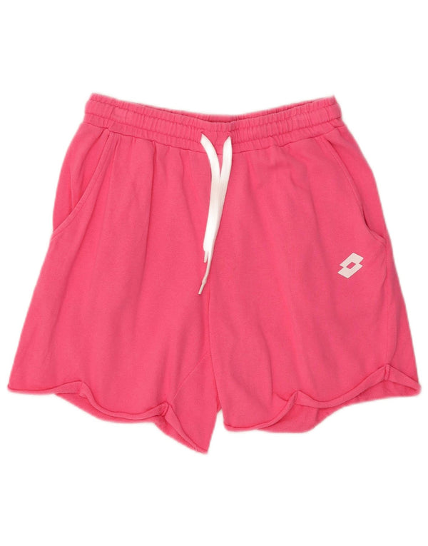Lotto Damen Sportshorts UK 12 Mittelrosa Baumwolle
