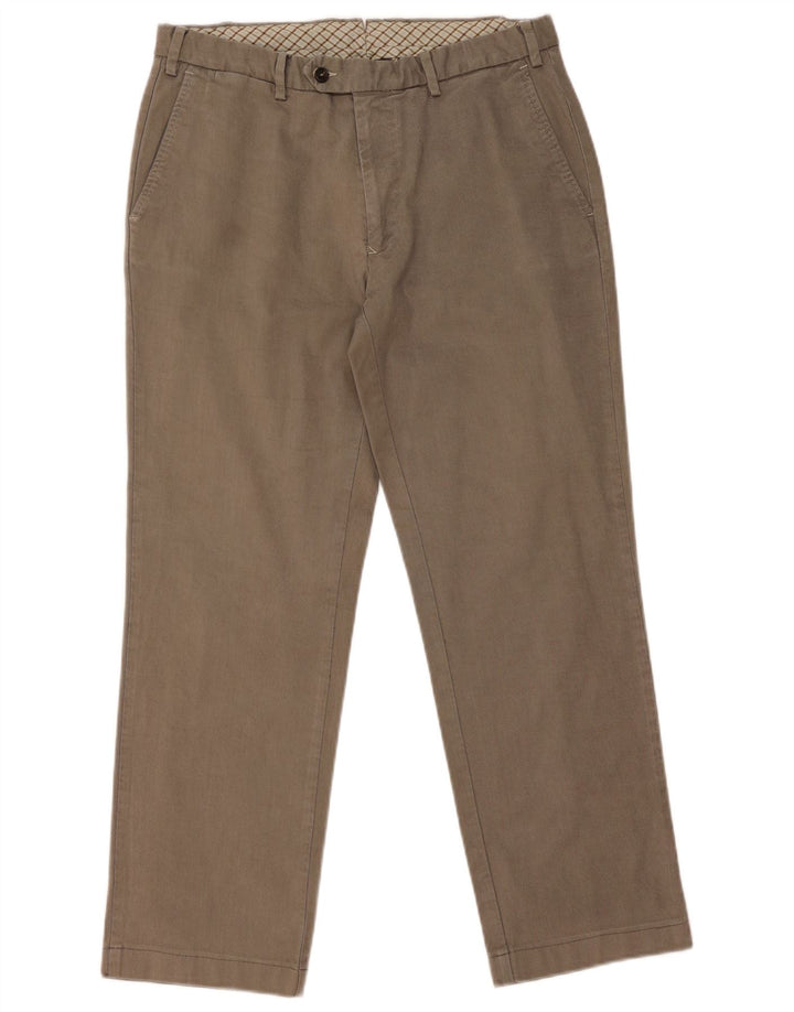 Gant Herren-Anzughose, normal, IT 50, Größe L, W35, L29, Grau