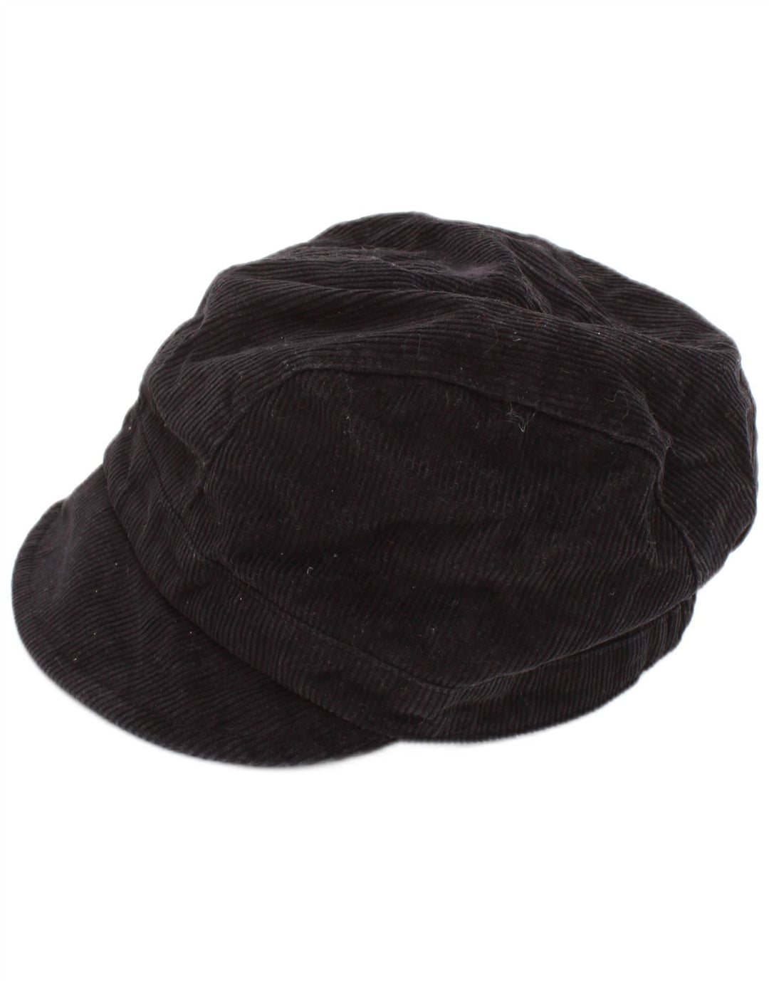 Koan Damen Cord-Zeitungsjungenmütze, groß, aus schwarzer Baumwolle