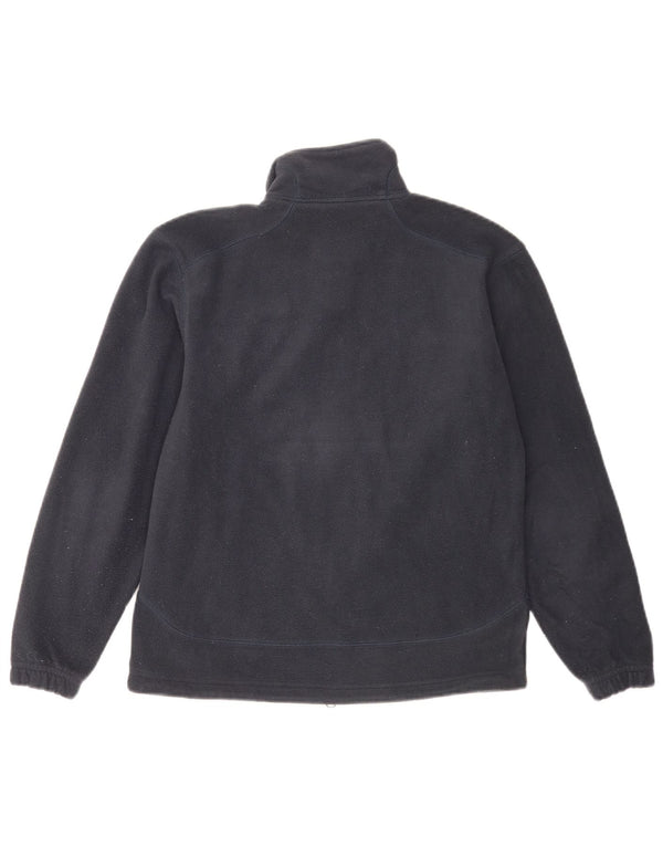 Asics Fleecejacke für Jungen, 11–12 Jahre, Marineblau, Polyester