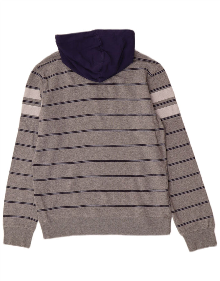 Converse Herren-Kapuzenpullover aus mittelgrauer Colourblock-Baumwolle