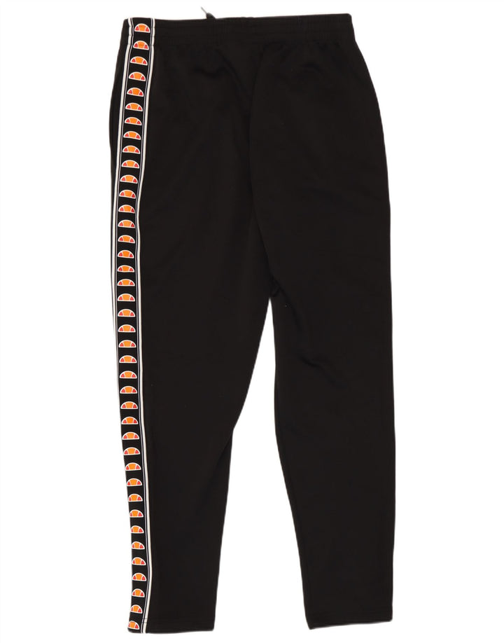 Ellesse Womens Graphic Trainingshose UK 10 Small Schwarz Polyester