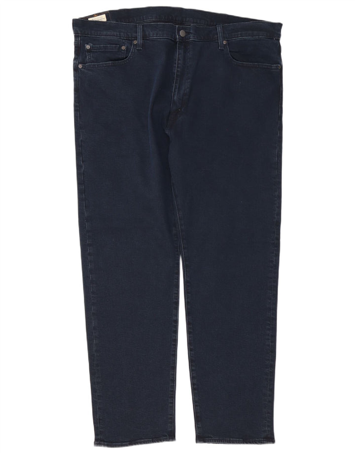 Levi's Herren 502 Regular Tapered Jeans W42 L32 Marineblaue Baumwolle