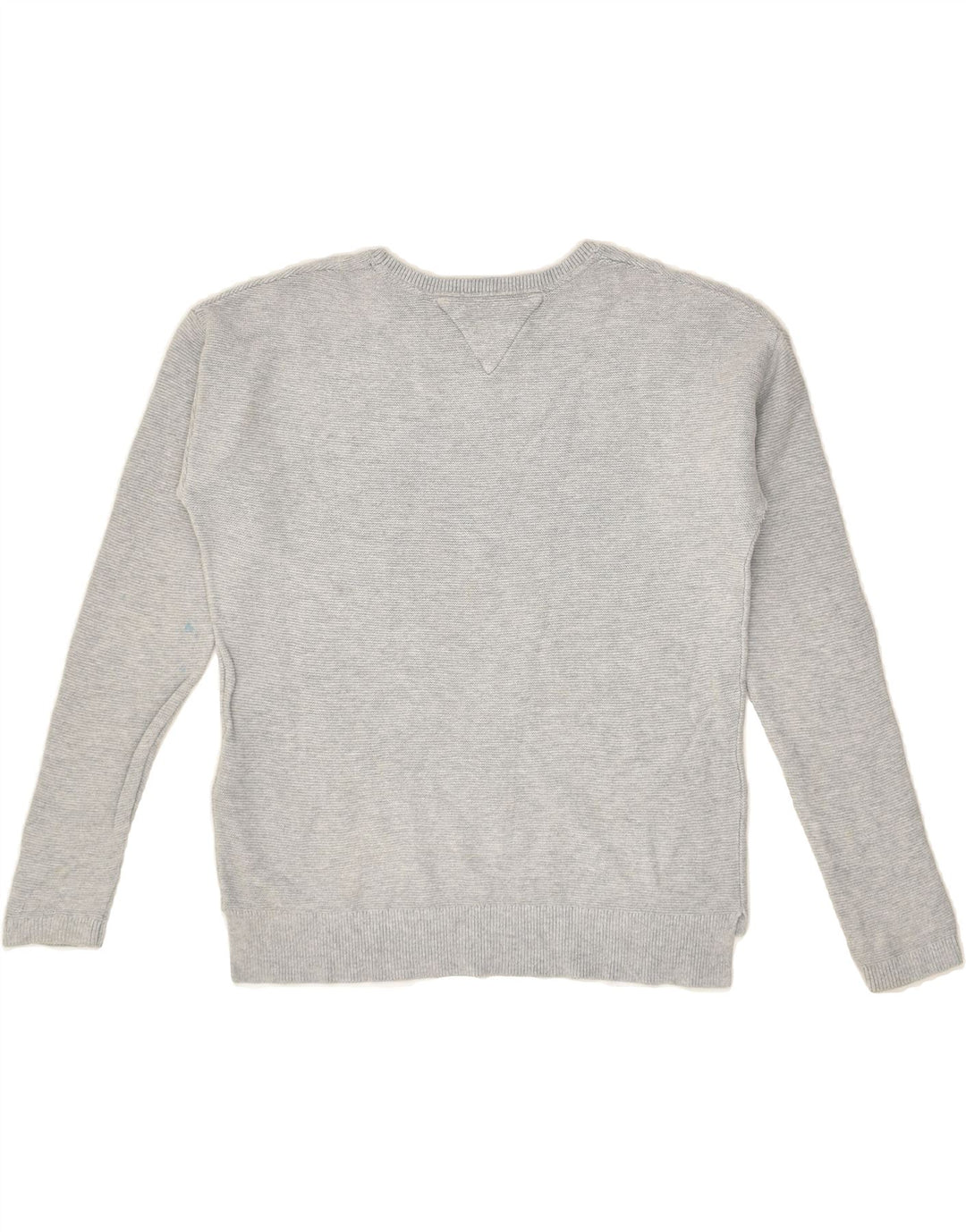 TOMMY HILFIGER Girls Crew Neck Jumper Sweater 9-10 Years Grey Cotton | Vintage Tommy Hilfiger | Thrift | Second-Hand Tommy Hilfiger | Used Clothing | Messina Hembry 