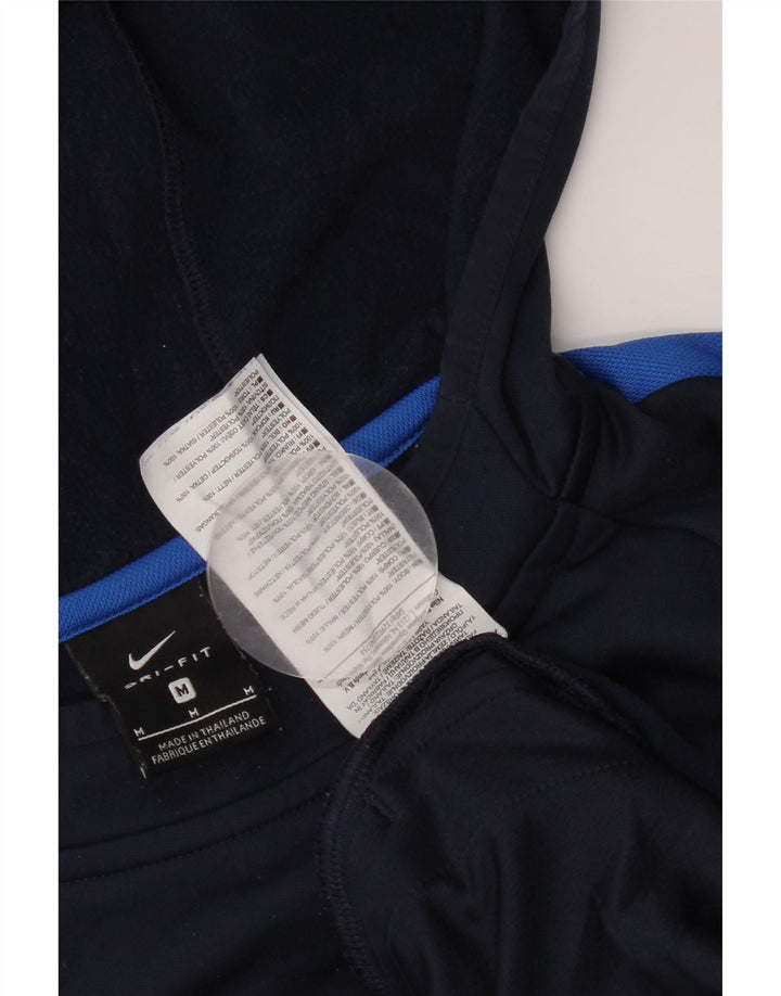 Nike Herren-Hoodie-Pullover, Mittelgroßes marineblaues Colourblock-Polyester