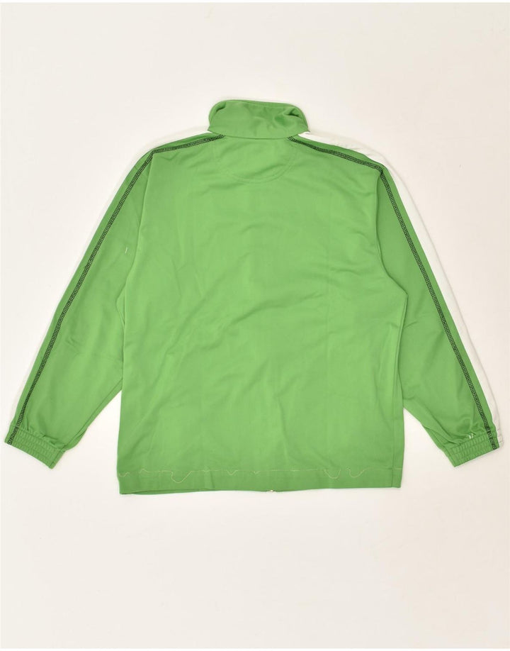 CHAMPION Boys Tracksuit Top Jacket 9-10 Years Medium Green Polyester | Vintage Champion | Thrift | Second-Hand Champion | Used Clothing | Messina Hembry 