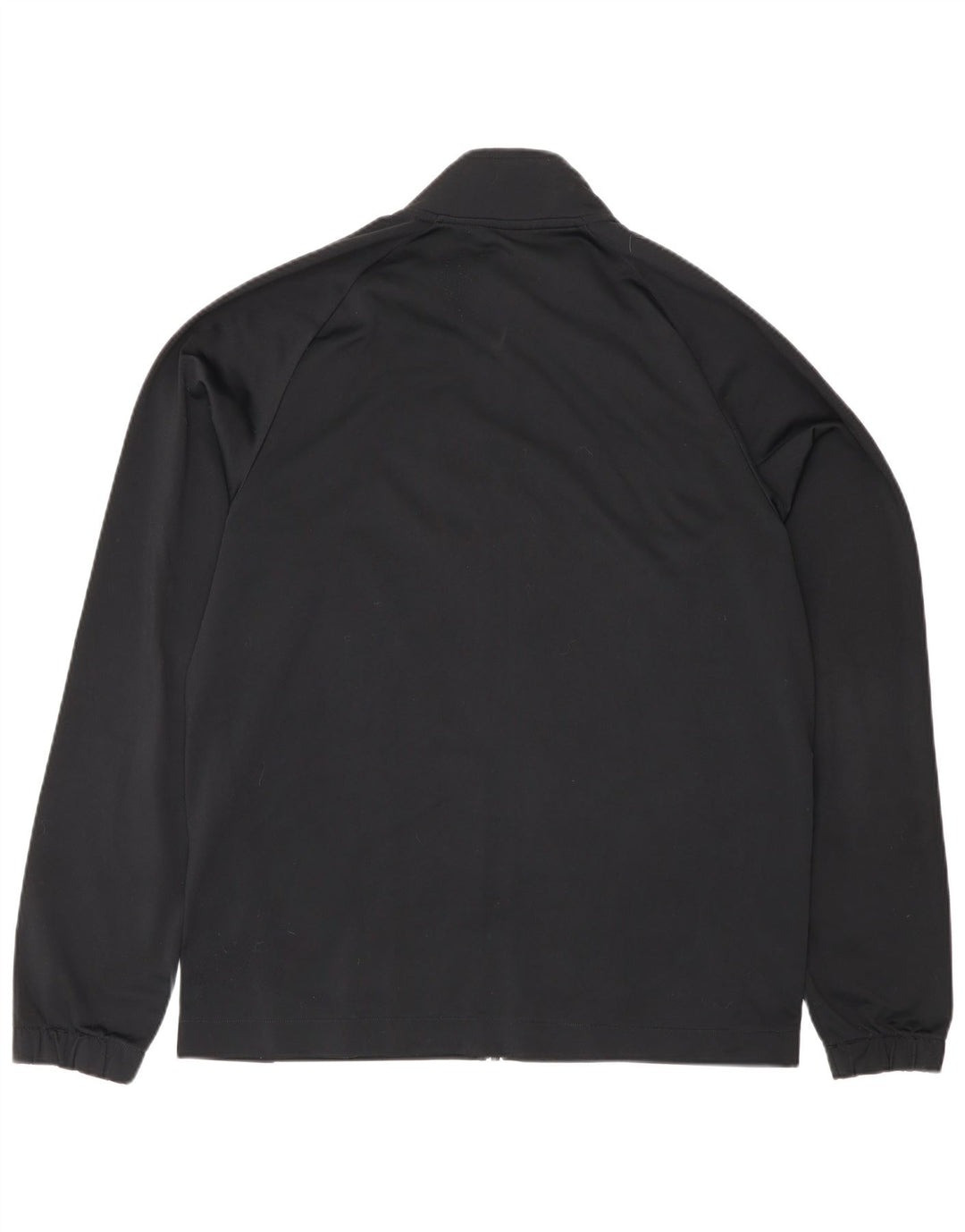Nike Herren-Trainingsanzug-Oberteil, große Jacke aus schwarzem Polyester