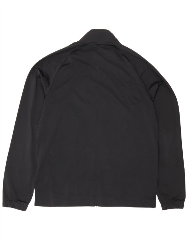 Nike Herren-Trainingsanzug-Oberteil, große Jacke aus schwarzem Polyester