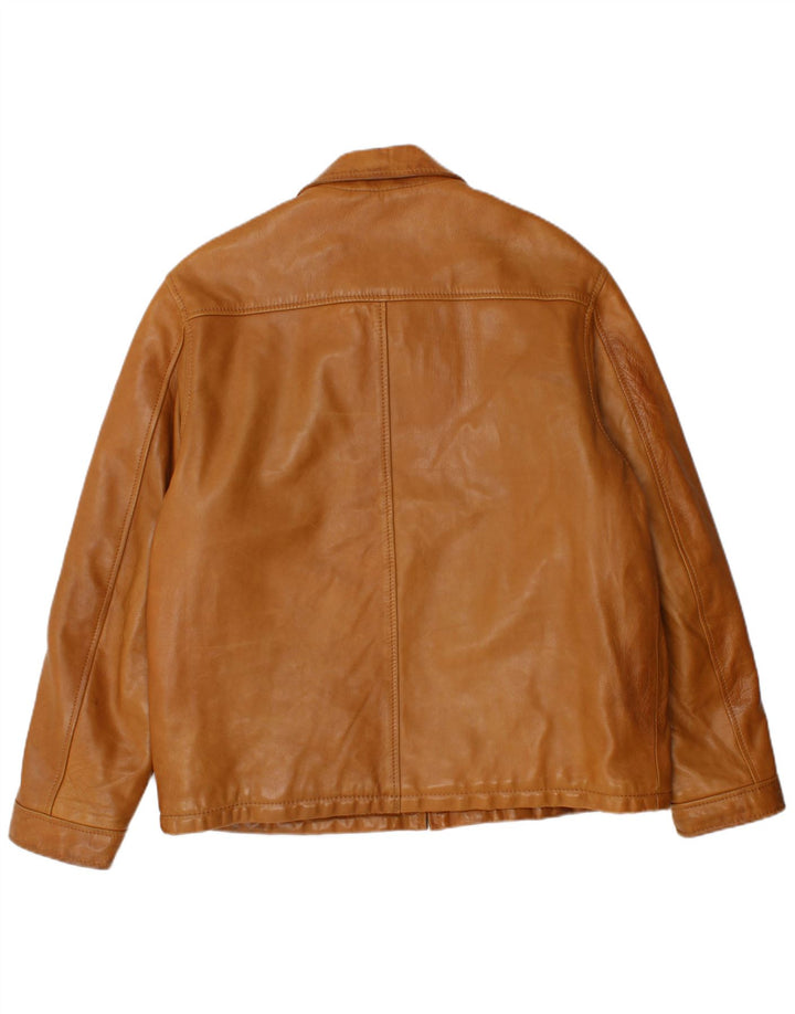 Vintage Herren Lederjacke UK 40 Großes braunes Leder