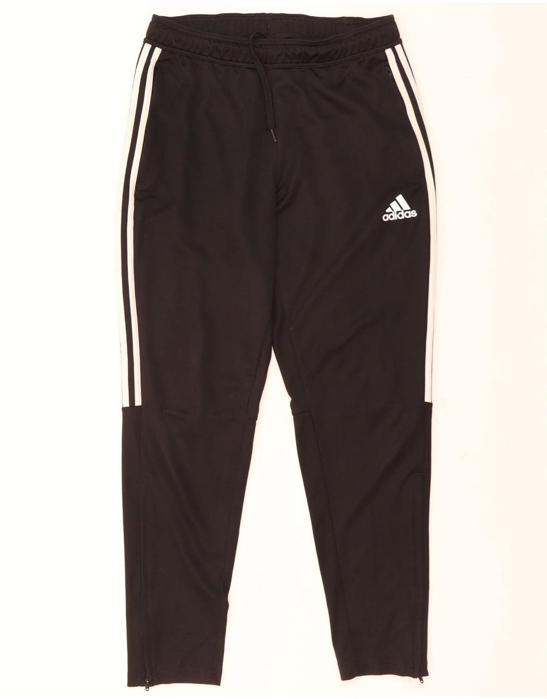 Adidas Damen Aeroready Trainingshose UK 14 Medium Schwarz Polyester