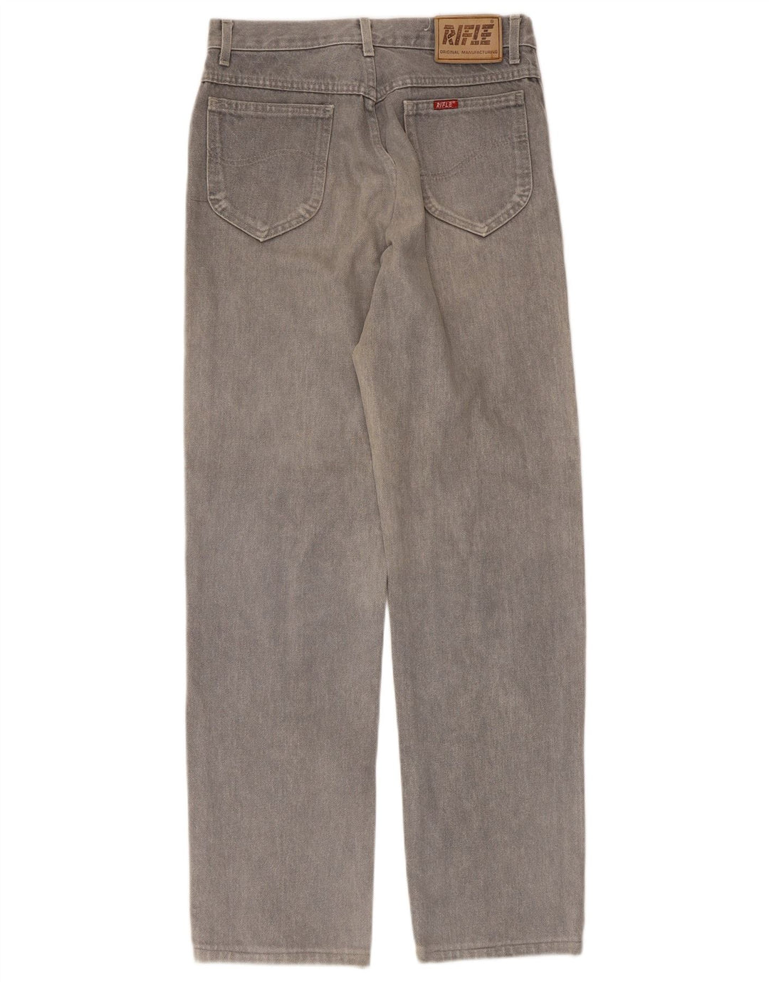 Rifle Herren Straight Jeans W30 L31 Graue Baumwolle