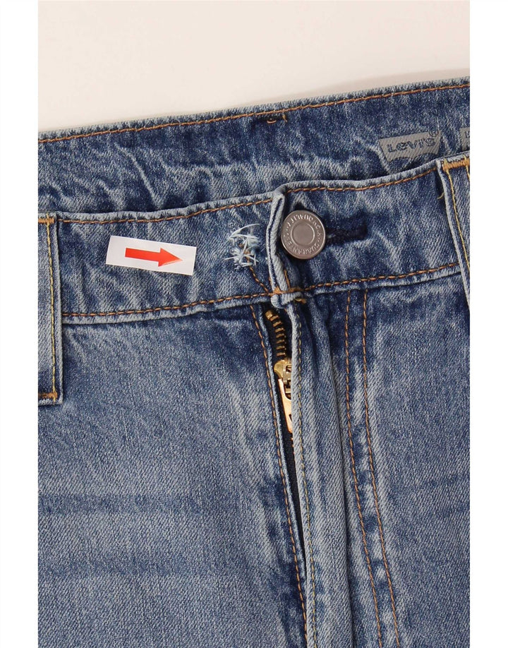 Levi's Herren 502 Tapered Jeans W33 L32 Blaue Baumwolle