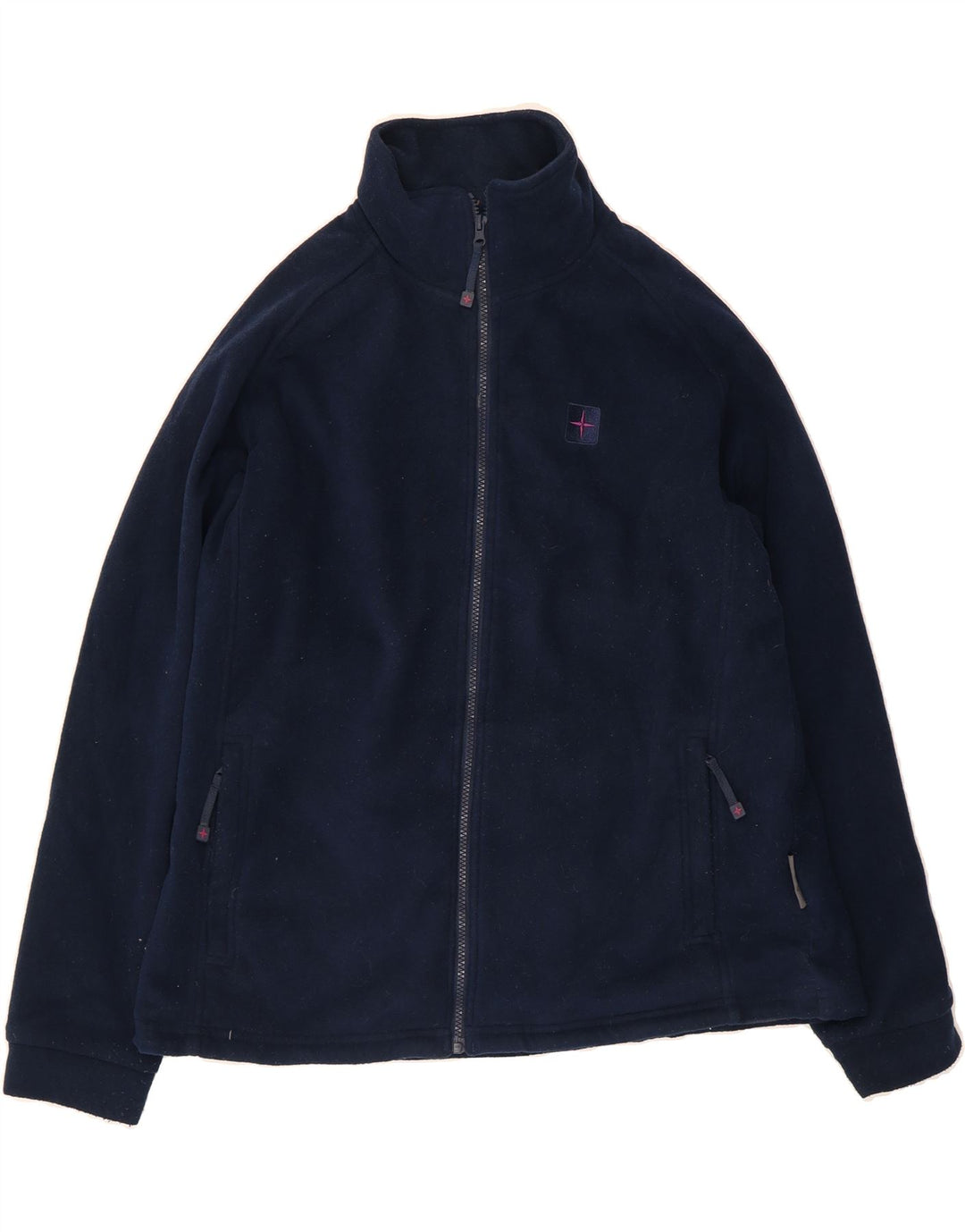 MOUNTAIN WAREHOUSE Womens Fleece Jacket UK 18 XL Navy Blue Polyester Vintage Mountain Warehouse and Second-Hand Mountain Warehouse from Messina Hembry 
