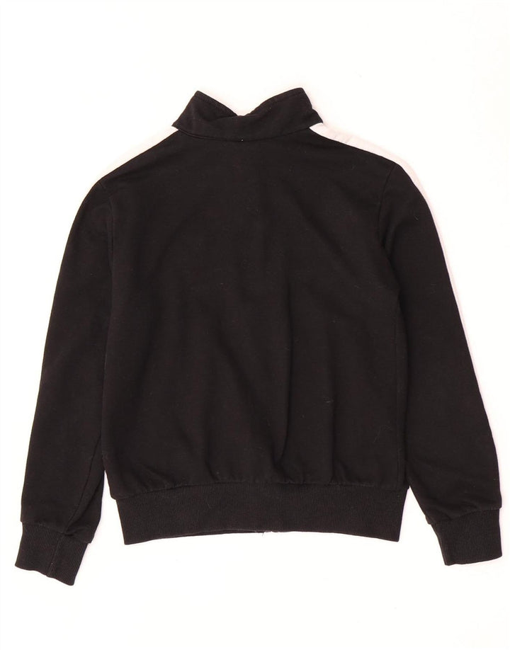 Puma Jungen-Trainingsanzug, Oberteil, Jacke, 7–8 Jahre, Größe S, Schwarz, Colourblock-Baumwolle