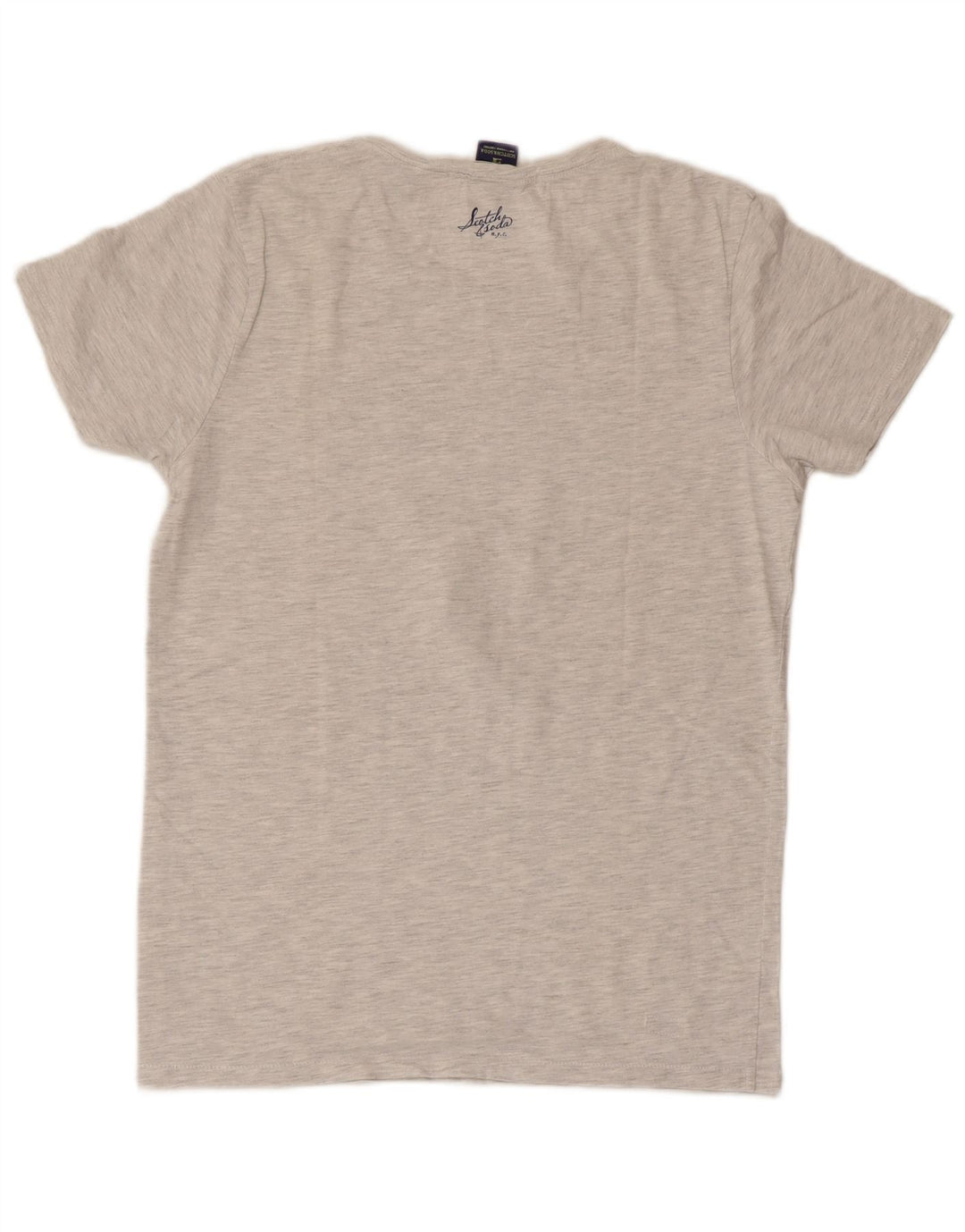 SCOTCH & SODA Herren-T-Shirt mit Grafik, Größe S, Grau, Baumwolle