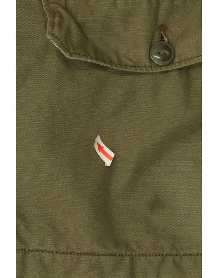 Levi's Herren Utility Jacke UK 42 XL Khaki Baumwolle