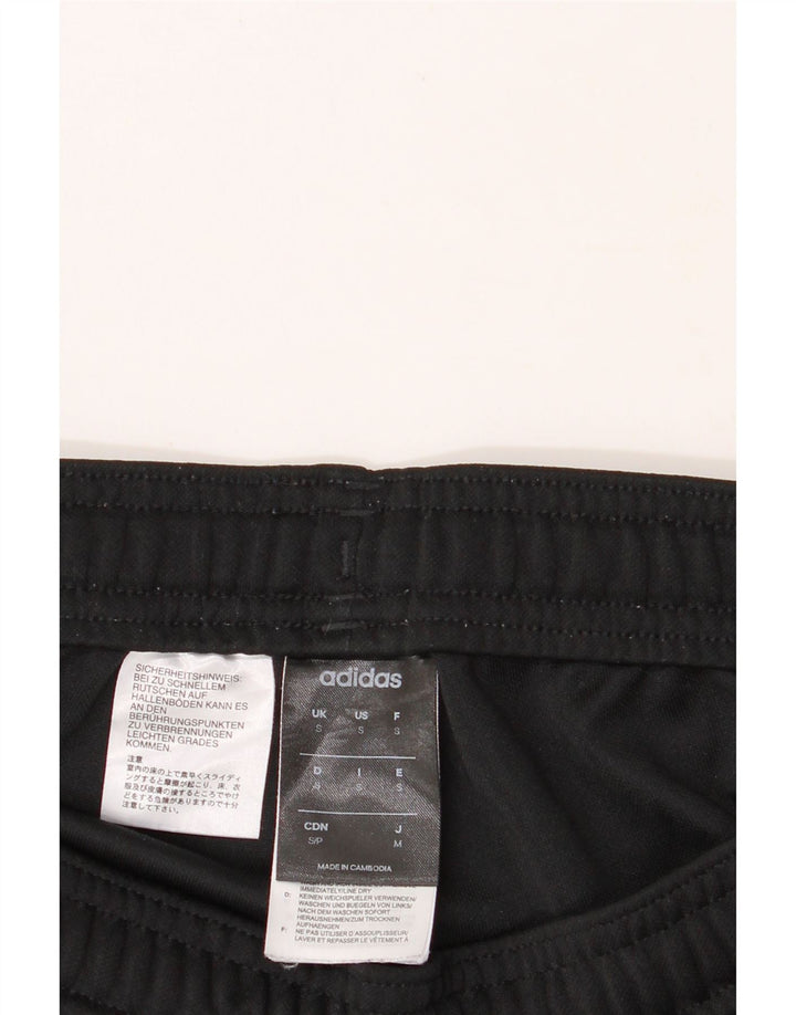 ADIDAS Mens Climalite Tracksuit Trousers UK 10 Small Black Polyester Vintage Adidas and Second-Hand Adidas from Messina Hembry 