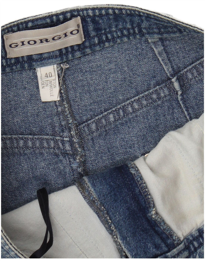 Vintage Damen Jeansrock EU 40 Medium W28 Blaue Baumwolle