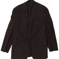 Cerruti 1881 Herren-Blazer mit 3 Knöpfen, IT 50, große schwarze Wolle