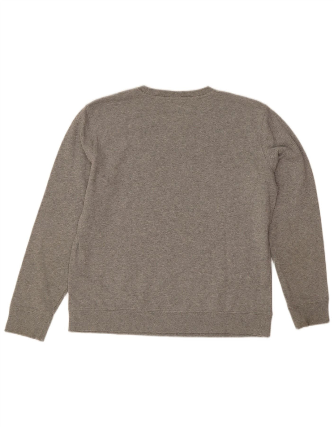 Hugo Boss Damen Grafik-Sweatshirt-Pullover UK 16 Große graue Baumwolle