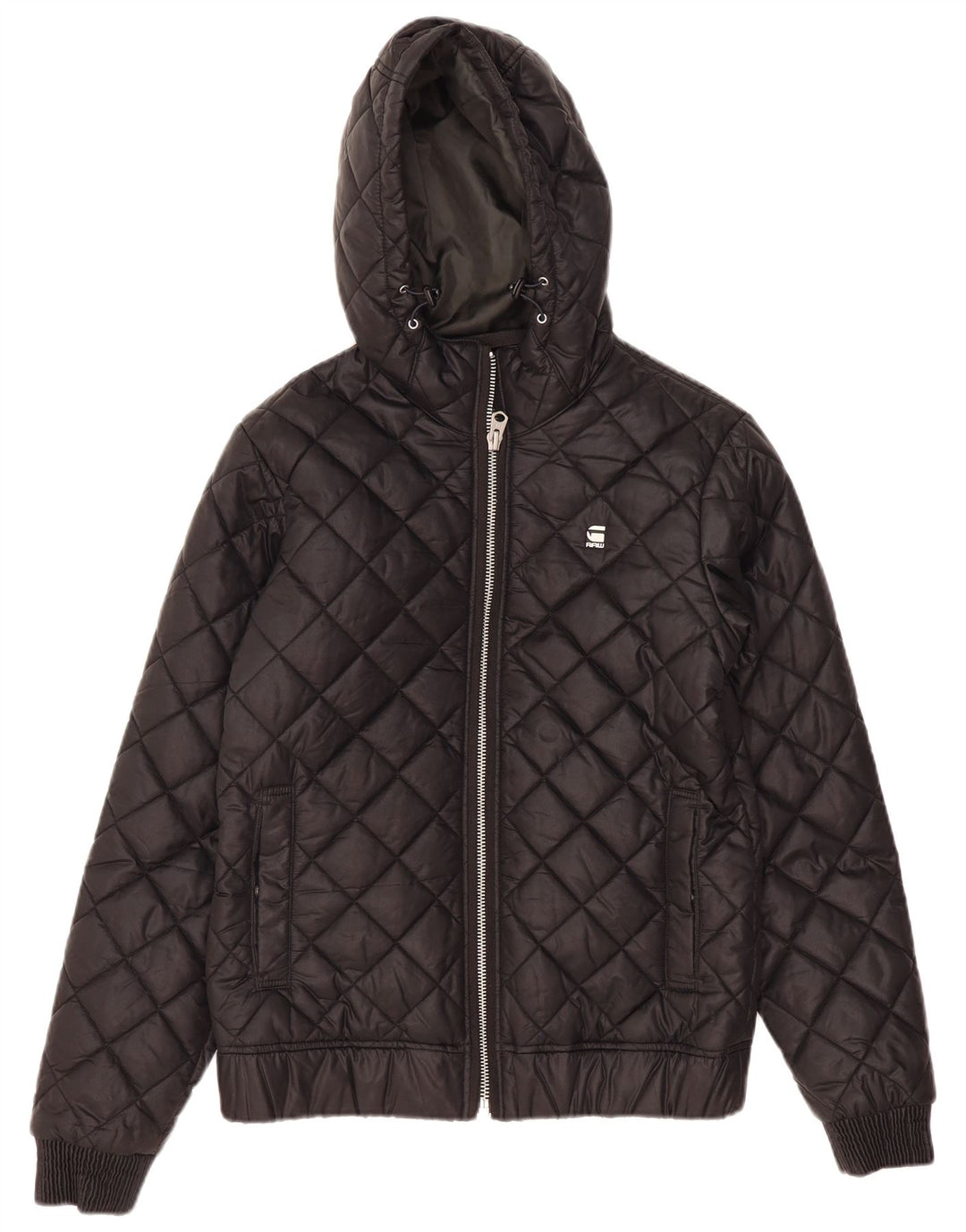 G-Star Herren Kapuzen-Steppjacke UK 36 Small Schwarz