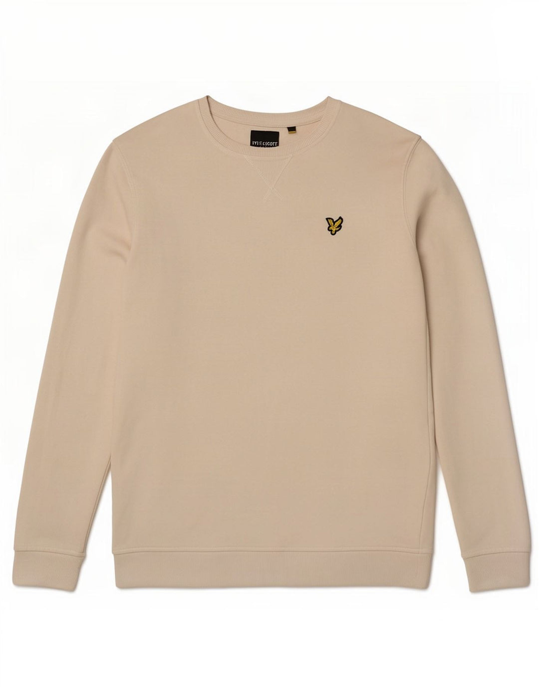 Lyle & Scott Herren-Sweatshirt-Pullover aus mittelgrauer Baumwolle