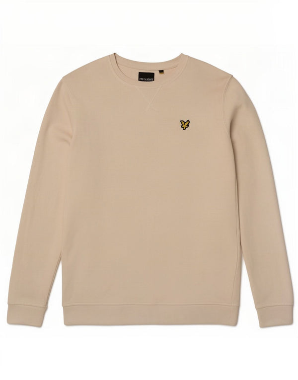 Lyle & Scott Herren-Sweatshirt-Pullover aus mittelgrauer Baumwolle
