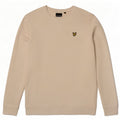 Lyle & Scott Herren-Sweatshirt-Pullover aus mittelgrauer Baumwolle