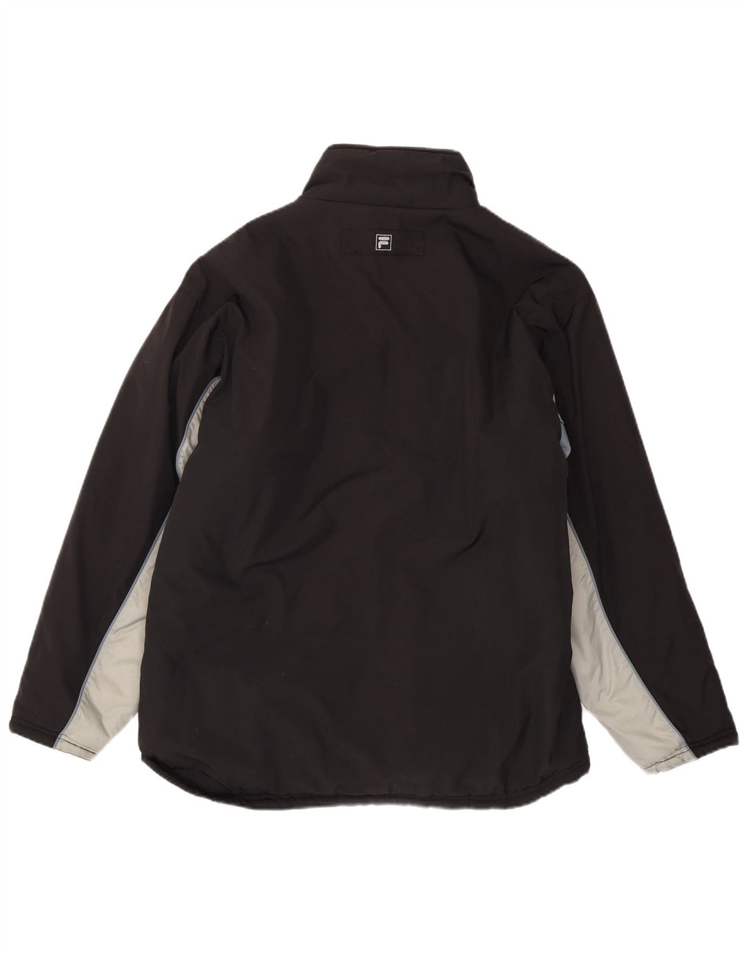 Fila Herren Reversible Wattierte Jacke IT 50 Large Schwarz Colourblock Polyester