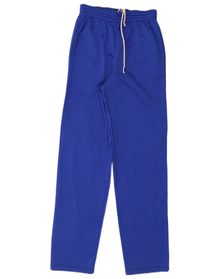 Vintage Herren-Trainingshose aus mittelblauem Polyamid