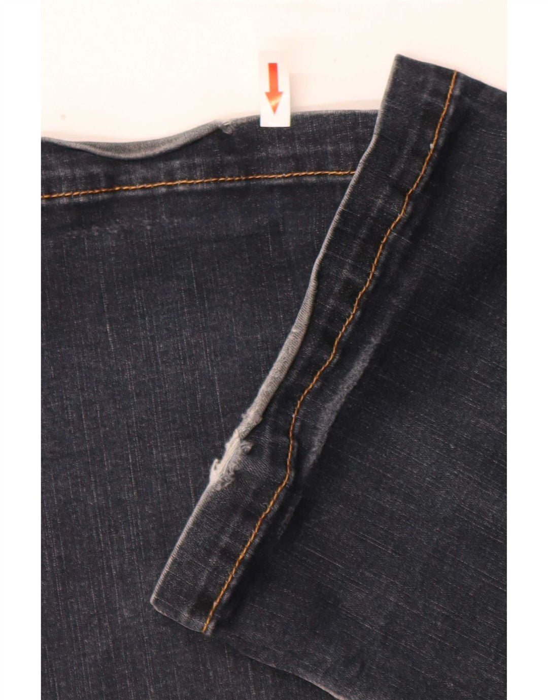 Benetton Damen Schlagjeans W25 L33 Blau