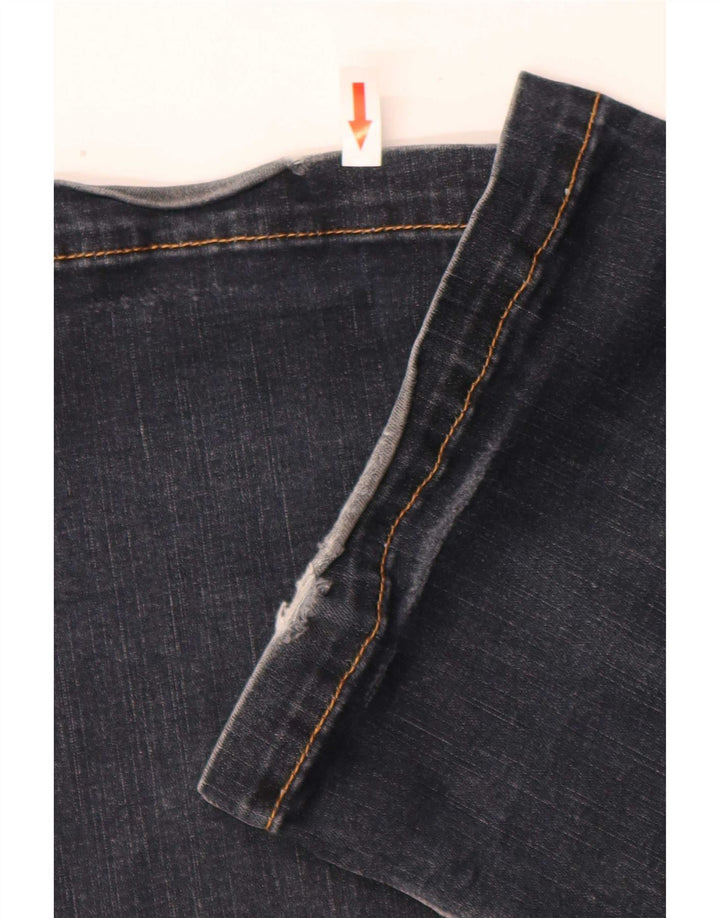 Benetton Damen Schlagjeans W25 L33 Blau