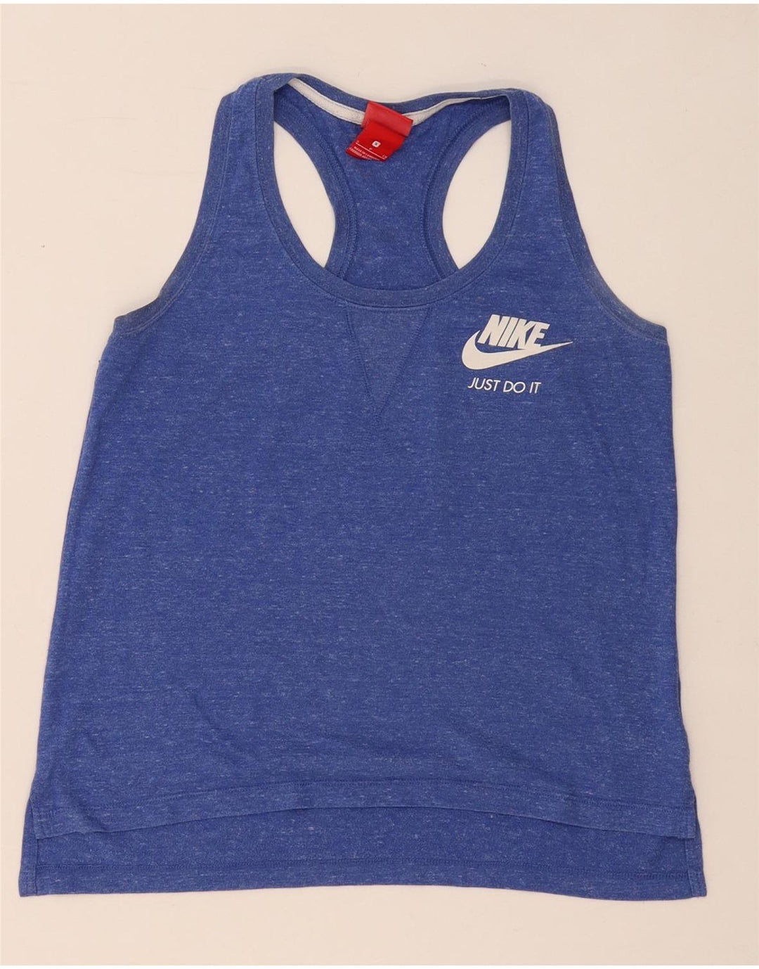 Nike Damen Weste Top UK 10 Small Blau meliert