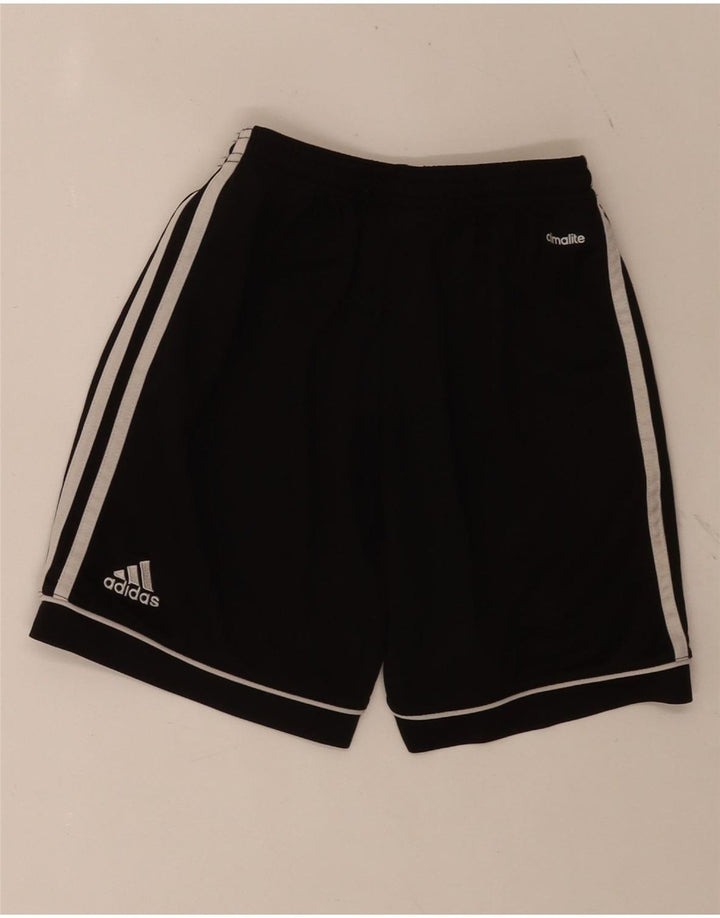 Adidas Jungen Climalite Sportshorts 11–12 Jahre, schwarzes Polyester