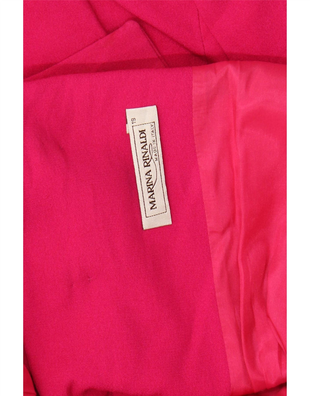 MARINA RINALDI Damen-Blazerjacke mit 3 Knöpfen, Größe 19, klein, Rosa