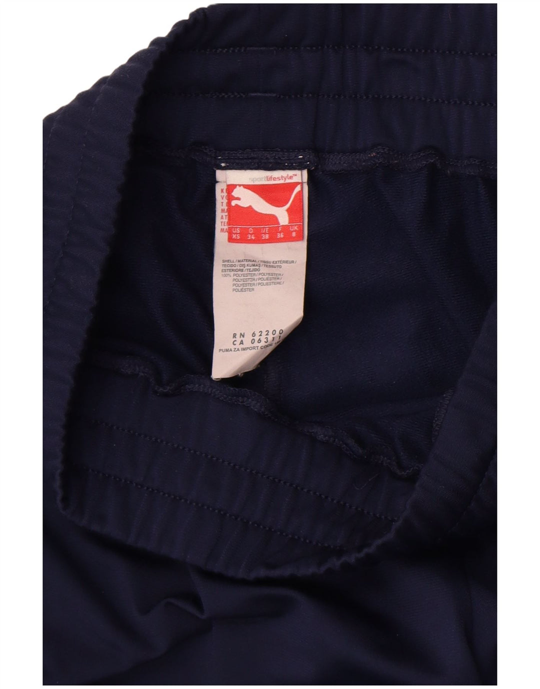 Puma Damen Trainingshose Jogger UK 8 Small Marineblau Polyester