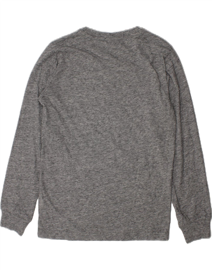 CHAMPION Boys Graphic Top Long Sleeve 9-10 Years Medium Grey Cotton Vintage Champion and Second-Hand Champion from Messina Hembry 