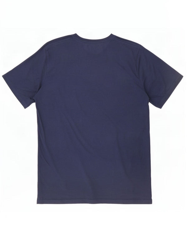 Under Armour Herren Heat Gear Graphic T-Shirt Top Large Marineblau Baumwolle
