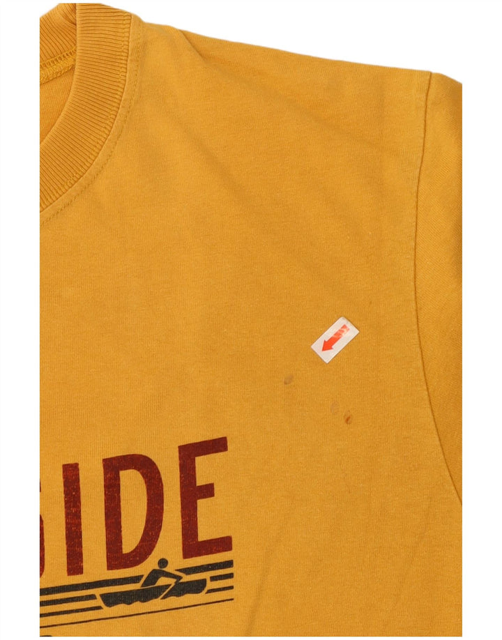 Meltin' Pot Herren-T-Shirt mit Grafik, mittelgelbe Baumwolle