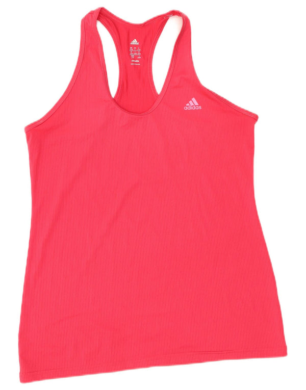 Adidas Damen Climalite Vest Top UK 16/18 Large Pink