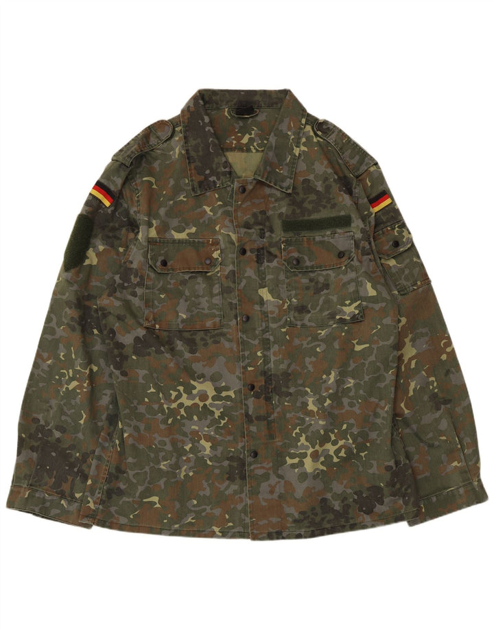 Brandit Herren Militärjacke UK 42 XL Khaki Camouflage Polyester