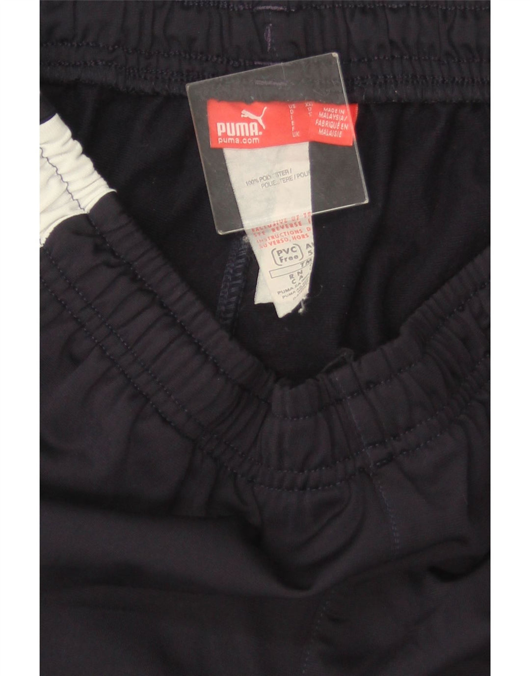 PUMA Jungen-Trainingshose, 15–16 Jahre, marineblaues Farbblock-Polyester