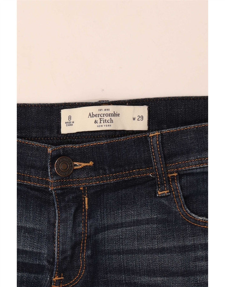 Abercrombie & Fitch Damen Jeansshorts US 8 Medium W29 Marineblau