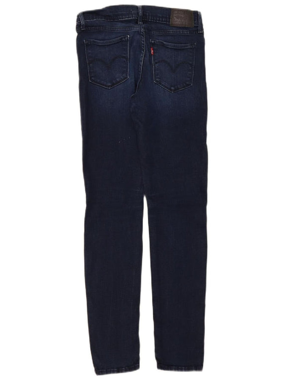 Levi's Damen 711 Skinny Jeans W27 L29 Marineblaue Baumwolle