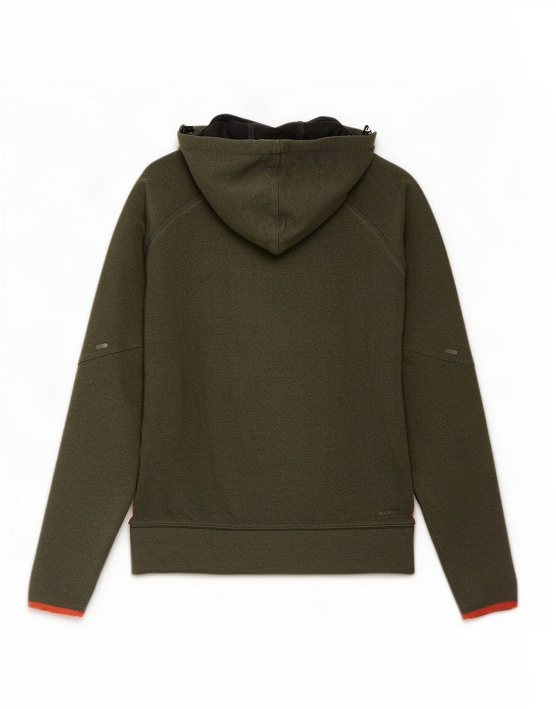 Reebok Herren-Kapuzenpullover mit Reißverschluss, mittelgrüne Baumwolle