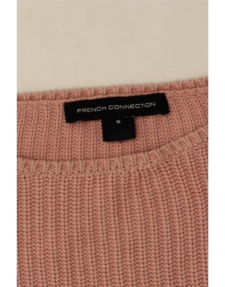 French Connection Damen-Pullover mit U-Boot-Ausschnitt, Gr. 14, Mittelrosa
