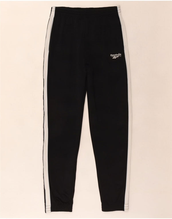 Reebok Herren-Trainingshose mit Grafik, Größe L, Schwarz, Farbblock