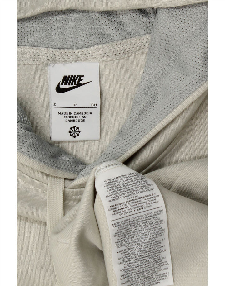 NIKE Herren-Kapuzenpullover mit Grafik, klein, grau, Farbblock-Polyester